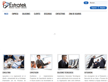 Tablet Screenshot of estratek.ec